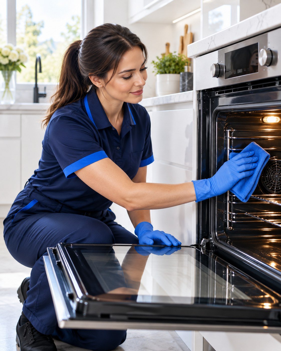 Oven cleaning
